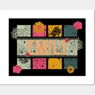 80s // Name // Emily // Retro Style Posters and Art